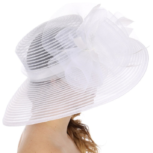 New Formal Flower Dressy Church Hat